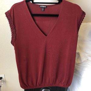 Burgundy Express top
